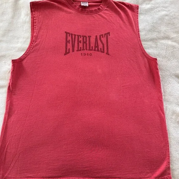 Everlast Cutoff Tee Bundle (3 Shirts, XL) – Black, Red & Gray - Picture 11 of 14